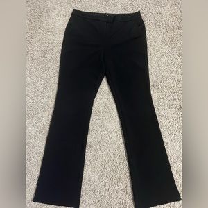 White House Black Market “The Slim” Black Trouser Size 10
